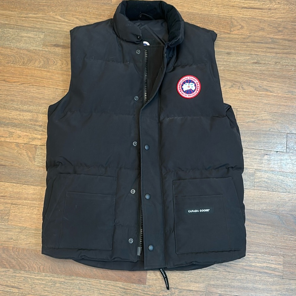 Black Canada Goose Vest